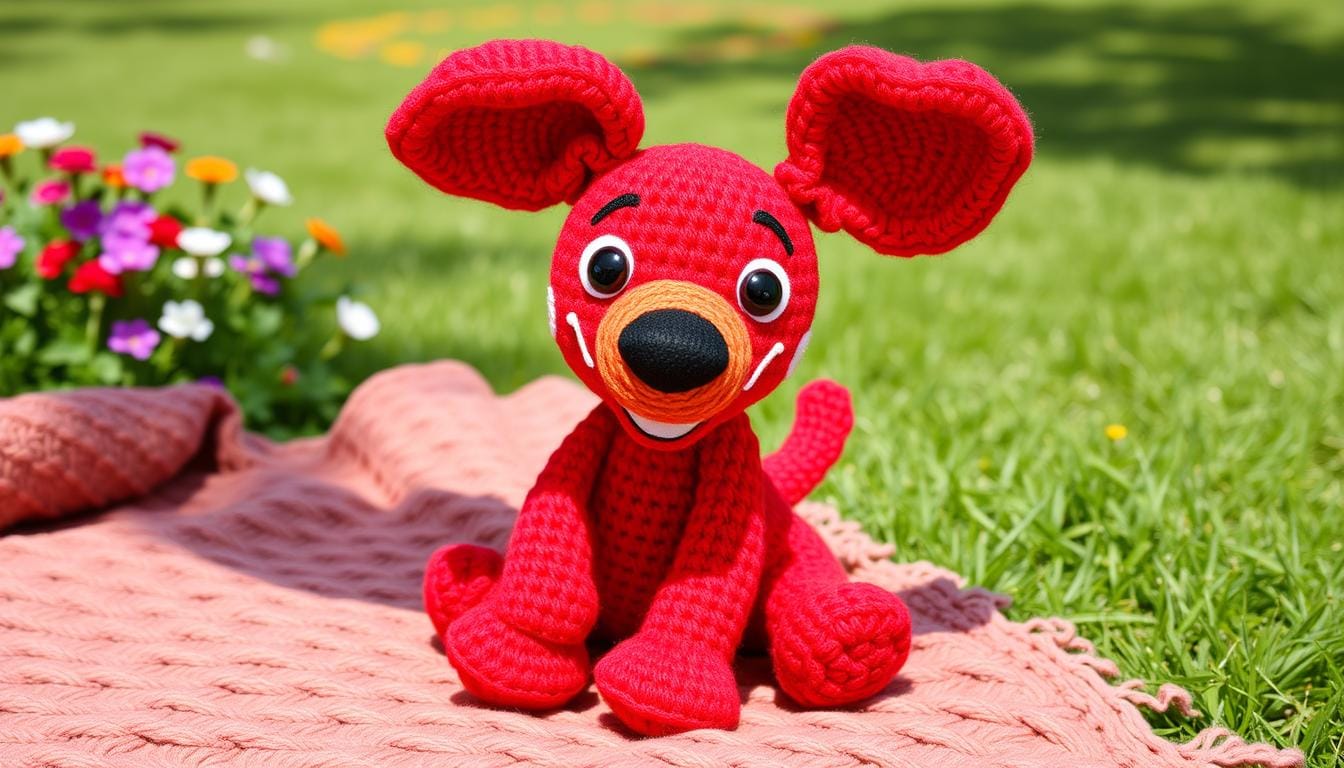 Clifford the Big Red Dog Amigurumi