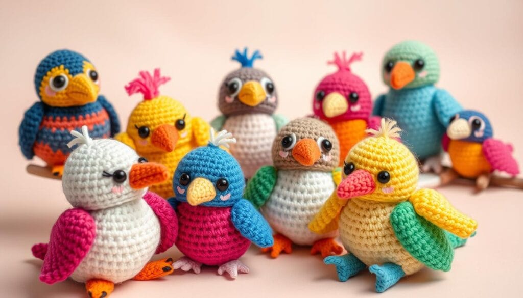 Cute bird dolls amigurumi