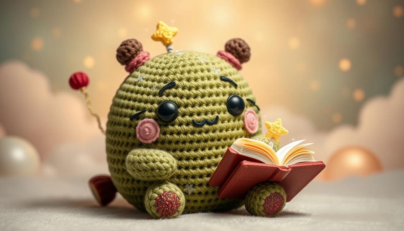 Free Olive and the Magic of Stories Amigurumi