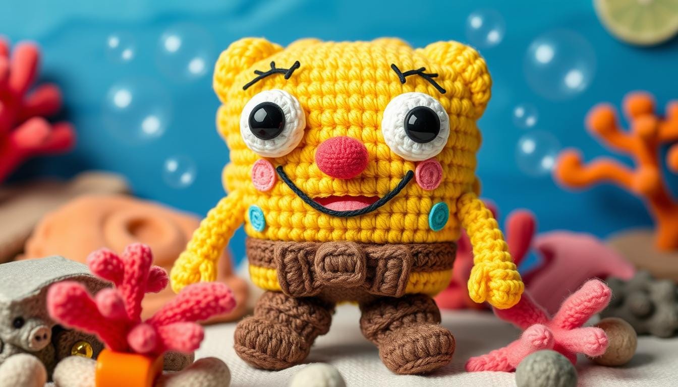 Free SpongeBob SquarePants Amigurumi Crochet Pattern