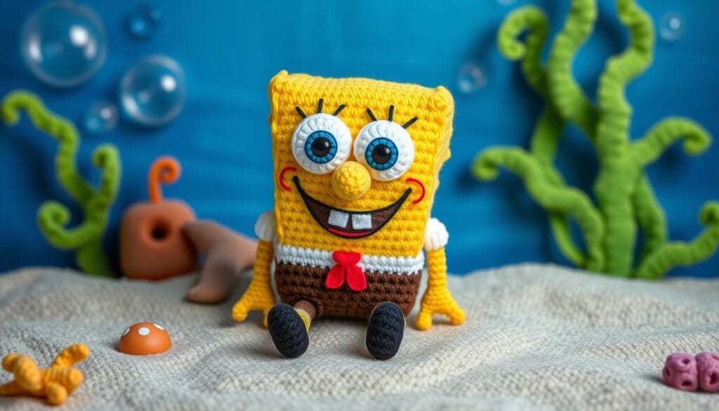 amigurumi spongebob