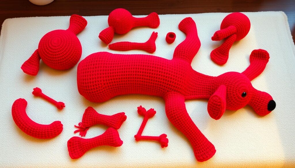 crochet body parts