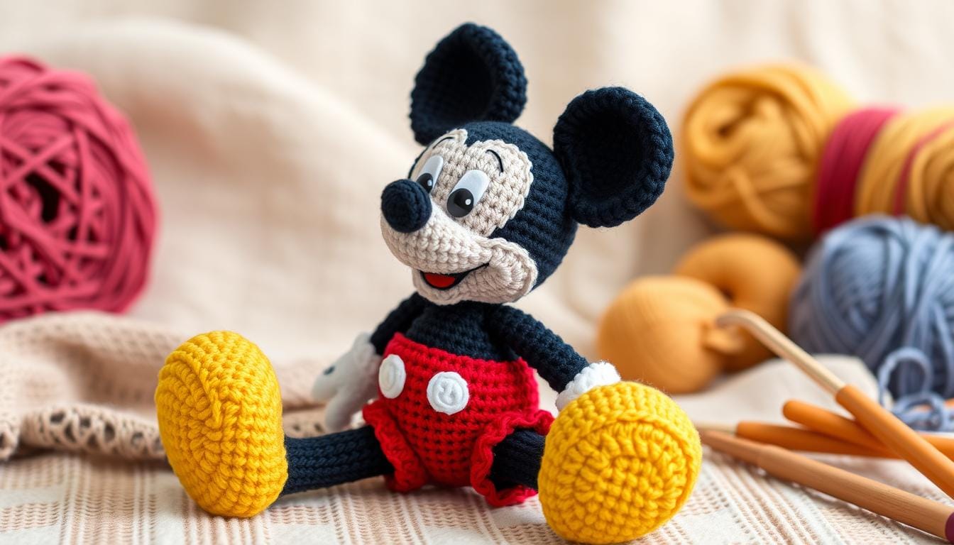 Mickey Mouse Free Crochet Pattern