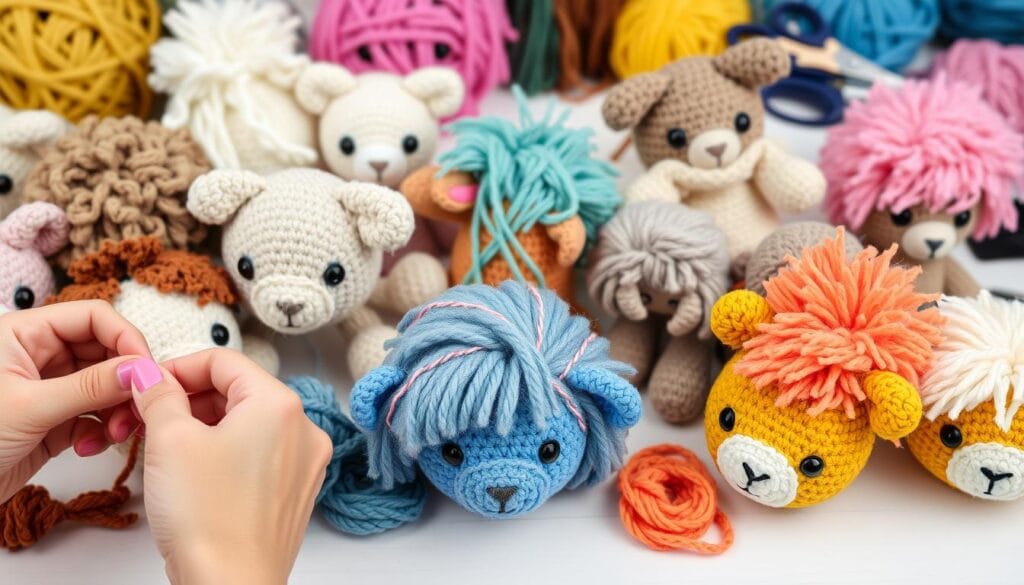 Amigurumi Hair Application Techniques