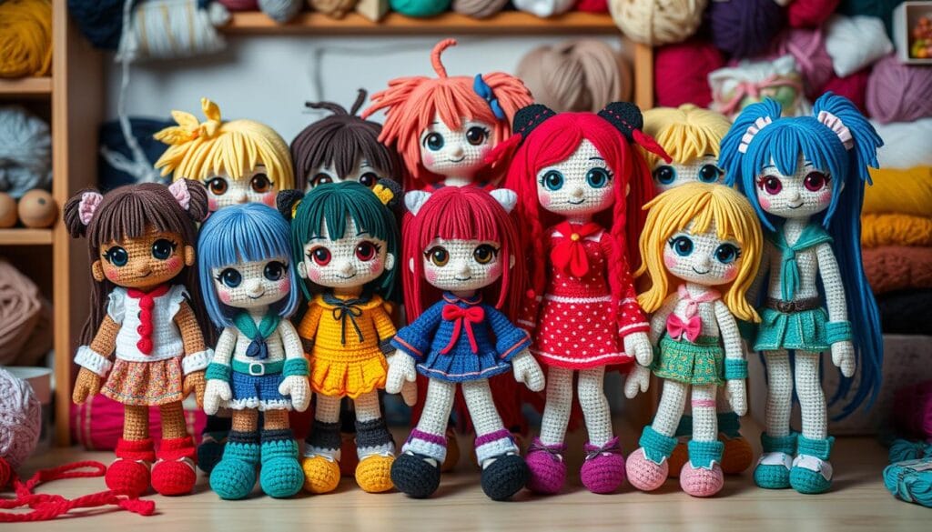 Customized Anime Crochet Dolls