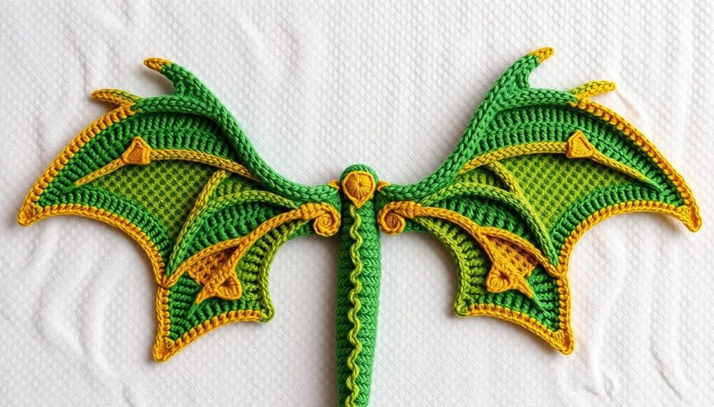 Dragon Wing Crochet Pattern Structure