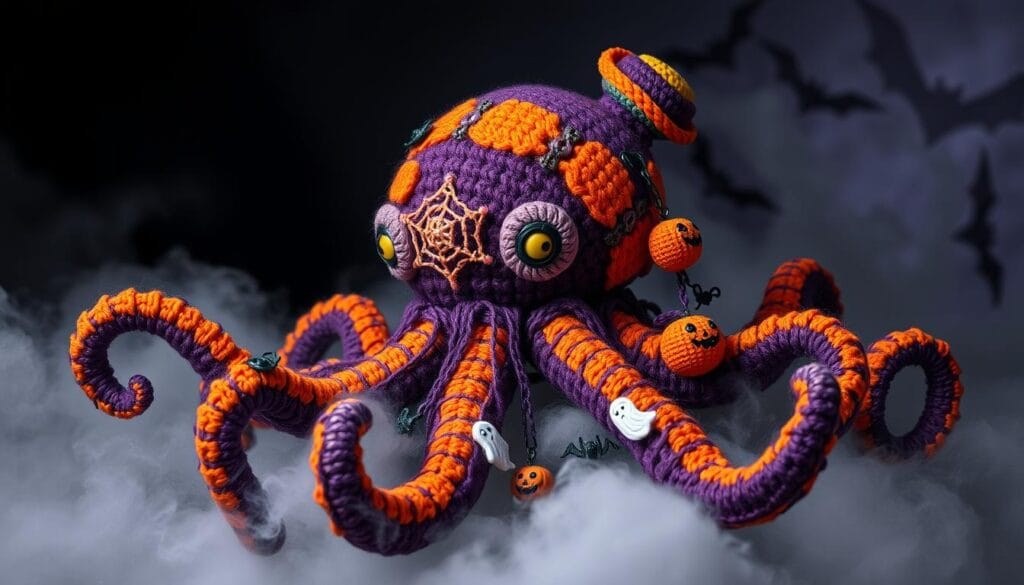 Halloween Kraken Crochet Modifications