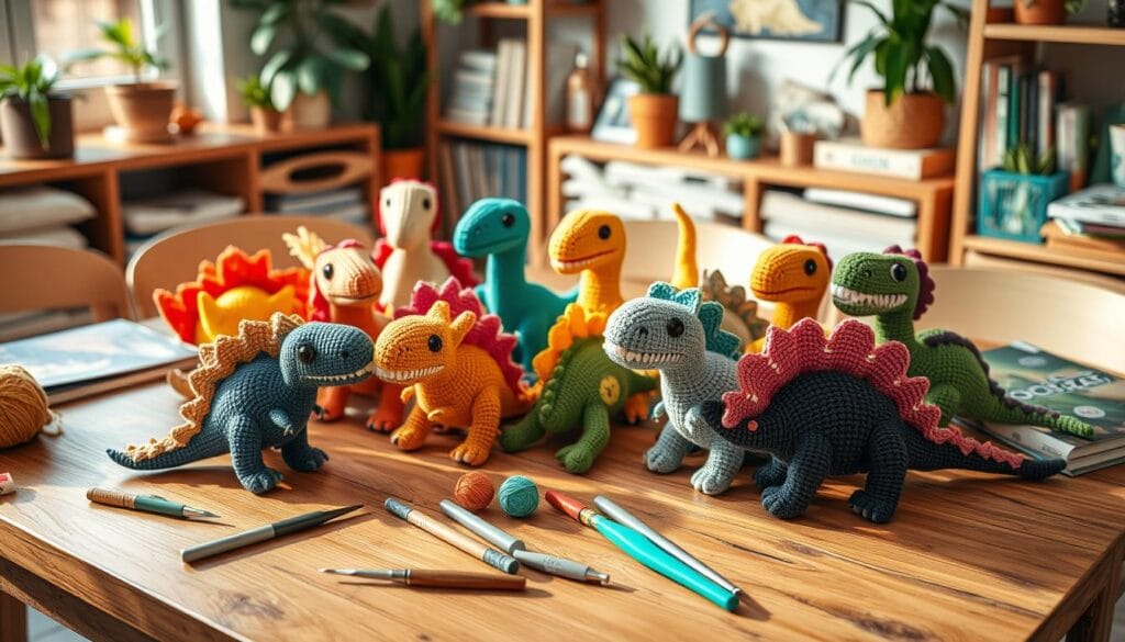 Ice Age Dinosaurs Amigurumi Crochet Techniques