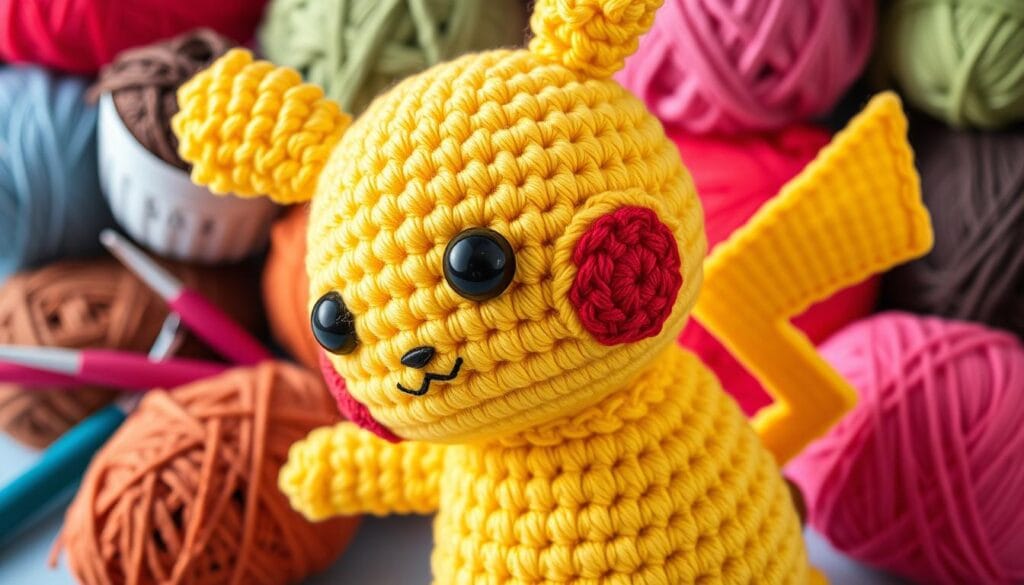 Pikachu Amigurumi Color Change Technique